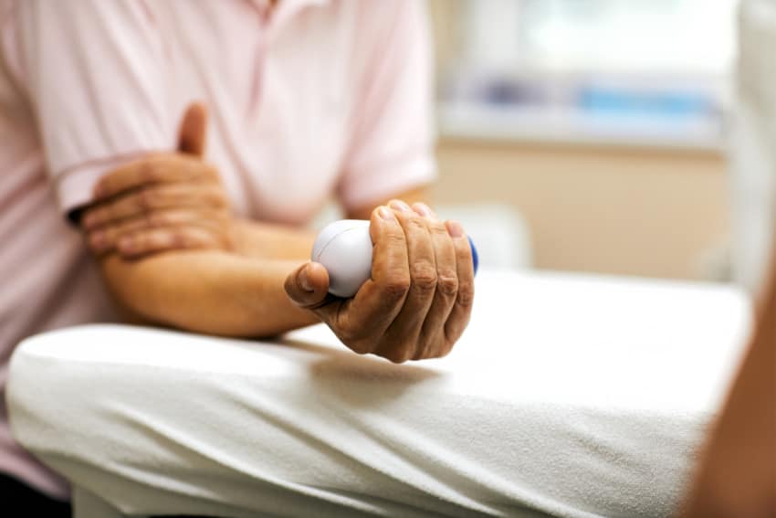 Women having a carpal tunnel treatment in Montgomery and Willis